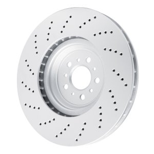 BMW M4 Brake Rotor (1) - Right Front - R1 Concepts - GeoSPEC Coated - Drilled - `21-`25